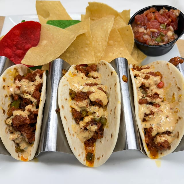 Chorizo Tacos.