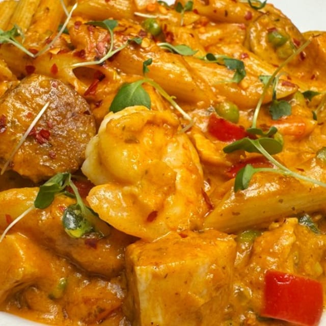 Three Pint Pasta (Very Spicy! - We Warned You!).
